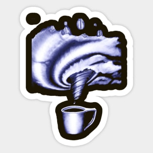 "Coffee With a Twist" Sticker